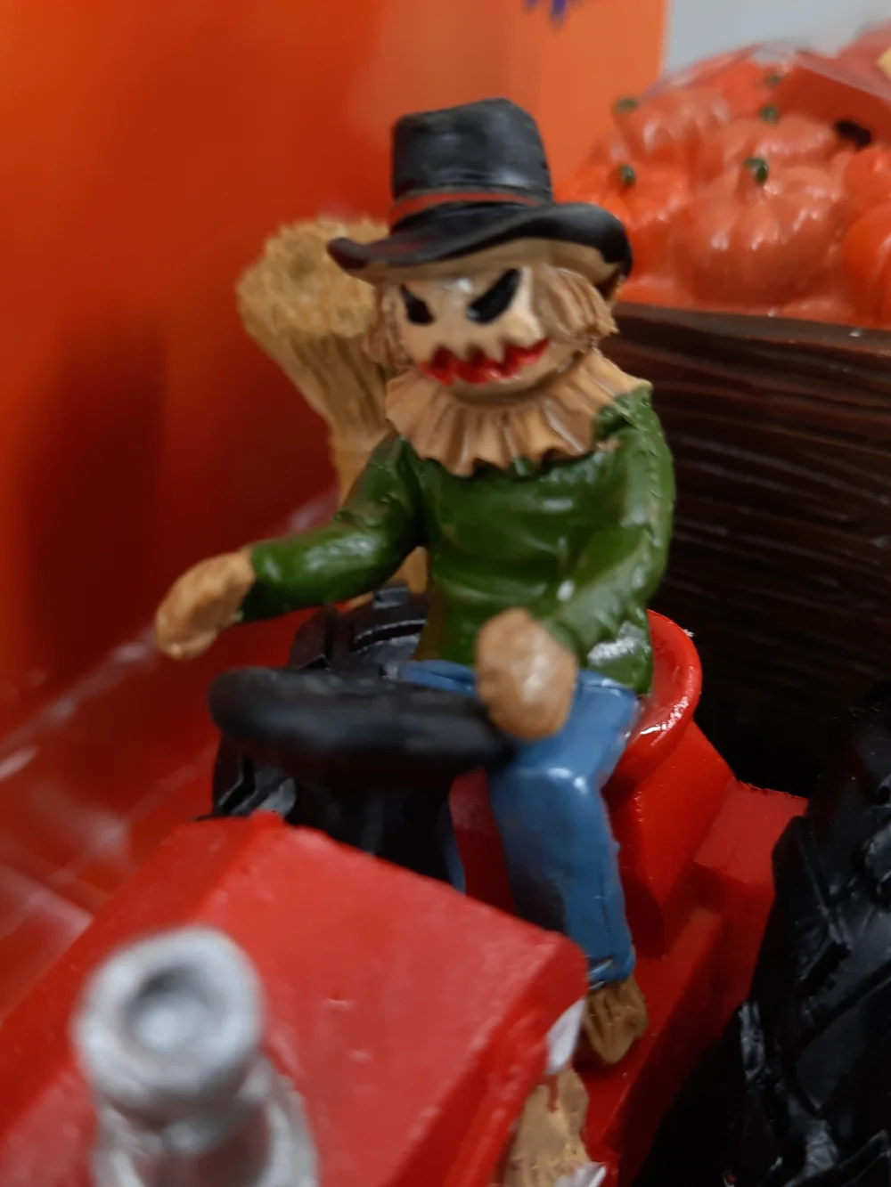 Lemax wagon piece scarecrow